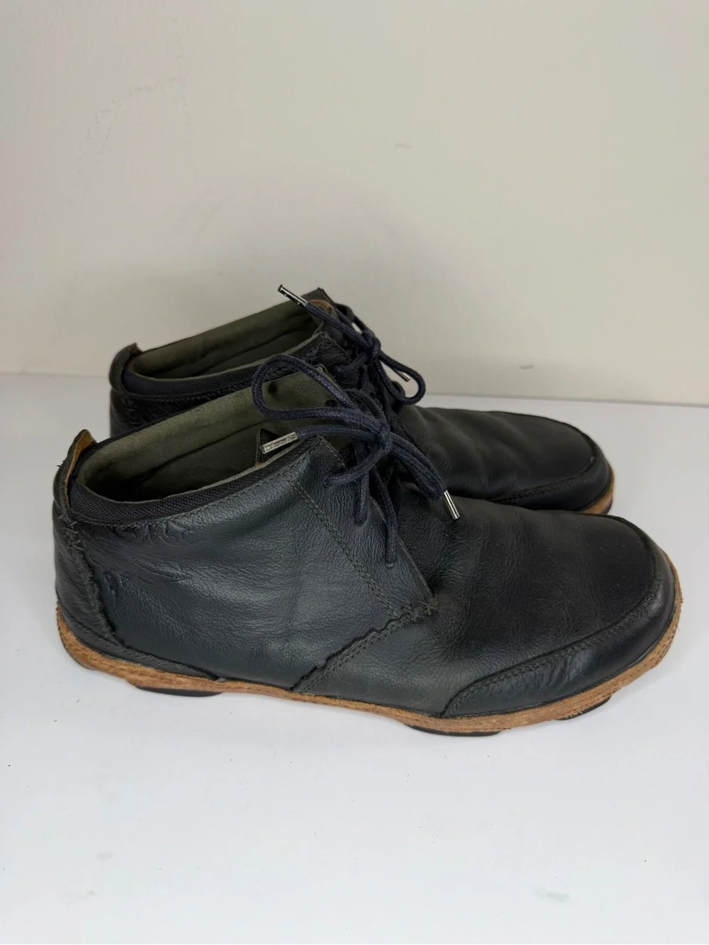 Olukai Hamakua Leather Chukka Ankle Lace Up Boots Men Size 44 US 11 Comfort